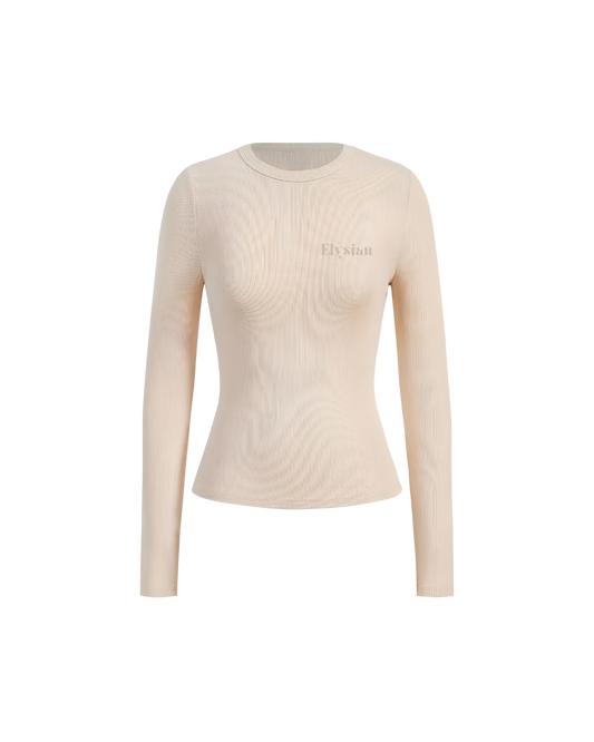 Crème Long Sleeve Loungewear Set