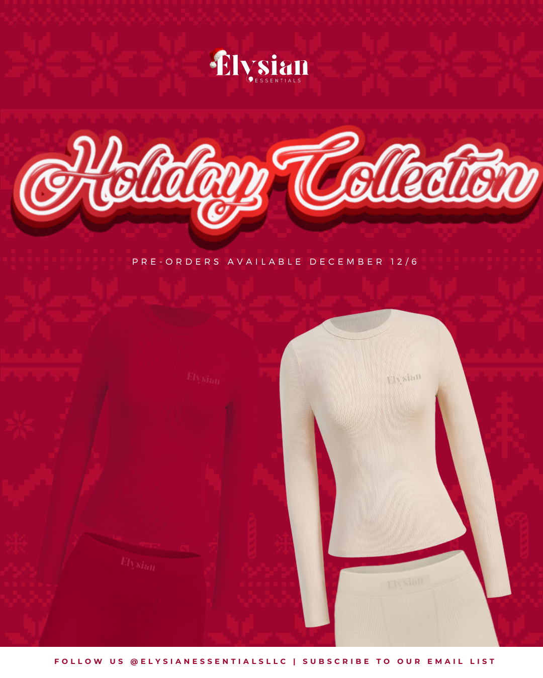 Rouge Long Sleeve Loungewear Set